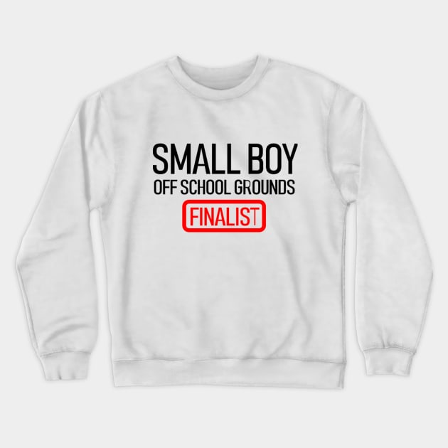 Small Boy Off School Grounds Crewneck Sweatshirt by Mr_Vader